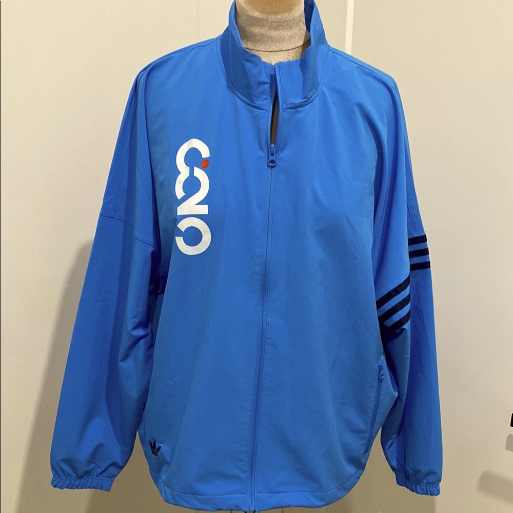 NWOT ADICOLOR NEUCLASSICS TRACK JACKET RARE Color Pulse Blue |Size Large